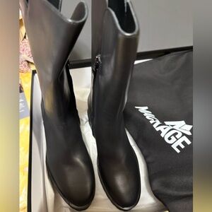Mackage Black Heeled Boots